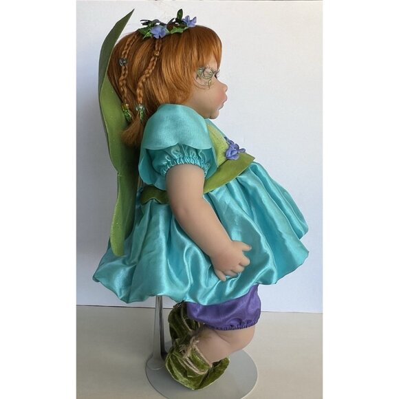 Paradise Galleries PIXIE GIRL DOLL Fairy Reborn RED HEAD 18" Vinyl Cloth COA - Picture 5 of 16